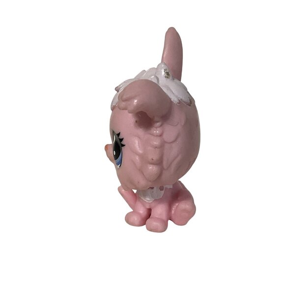 Littlest Pet Shop LPS Pink & White Bunny Figure Collectible Toy - Picture 4 of 5